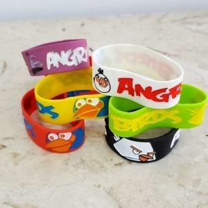 🤑 FREE whit any purchase Angry birds 🐦 4 pcs bracelets